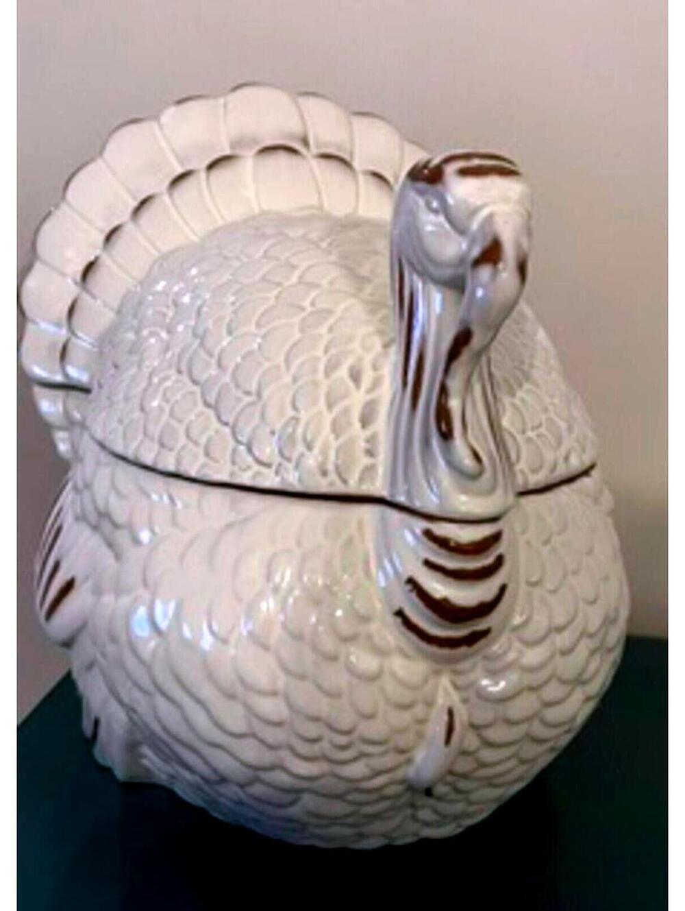 Target Home Terracotta Turkey Covered Soup Tureen Lidded Bowl